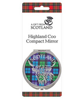 Highland Coo Compact Mirror