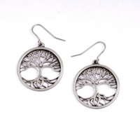 Tree of Life Drop Earrings