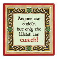 Cwtch Ceramic Coaster