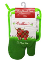 Highland Cow Oven Mit & Pot Holder