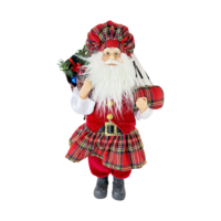 Standing Scottish Santa 45cm