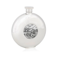 4.5oz Highland Piper Round Flask