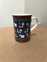 Tartan Terrier Bone China Mug