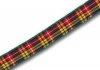 10mm Buchanan tartan ribbon