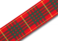 25mm Cameron clan tartan ribbon